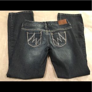 MAURICE’S Dark Straight-leg Women Jeans S1/2-short